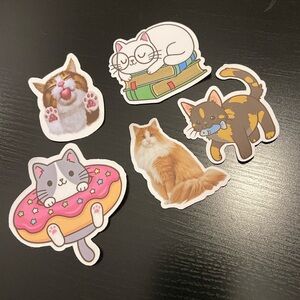 10 stickers Cat Sticker pack: so cute!